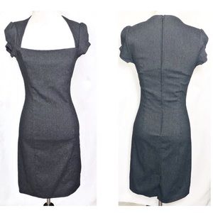 Dark Gray Fitted Dress Size Medium